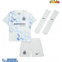 Inter Milan Nicolo Barella #23 Replica Away Minikit 2025-26 Short Sleeve (+ pants)